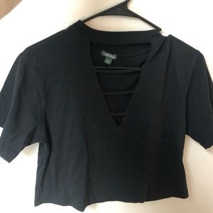 Black Crop Top